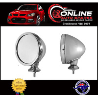 UNIVERSAL Chrome Classic Raydyot AC Cobra Style Mirror x1 retro hot rod
