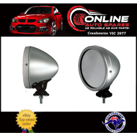 UNIVERSAL Classic Spun Aluminium Raydyot AC Cobra Style Mirror x1 hot rod