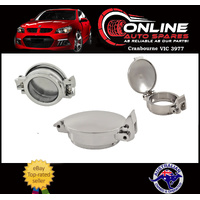 Flip Top Fuel Cap Cover High Quality Chrome Finish Suits Mini MG Austin etc