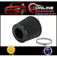 3A Racing Pod Air Filter Black Trim with Black Element 76mm AAA-WS002-BL