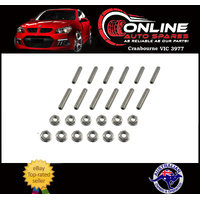 LS V8 Exhaust Header Stud + Nut Kit Stainless Steel LS1 LS2 LS3 LS6 LS7 LSX