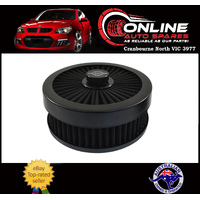 Extreme Flow Air Cleaner 6-3/8” x 2” BLACK 5-1/8 Neck fit Ford Holden V8 filter