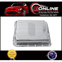 Polished Aluminium TH700 Automatic Transmission Pan - Finned auto fluid sump