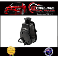 Saginaw Style Power Steering Pump Black NEW Chev GM Holden SBC P/S