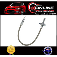 Billet Flexible Transmission Dipstick fit Powerglide Firewall Mount dip stick