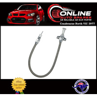 Billet Flexible Transmission Dipstick fit TH350 TH400 Firewall Mount dip stick