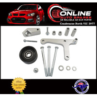 LS1 V8 Billet Alternator Bracket Low Mount with Rear Brace and Idler Pulley 5.7