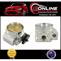 92mm Billet Aluminium LS V8 Cable Throttle Body - 4 Bolt Flange - Silver