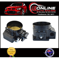 92mm Billet Aluminium LS V8 Cable Throttle Body - 4 Bolt Flange - Black