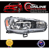 Headlight RIGHT fit Mitsubishi Lancer CJ CF 9/07-12/17 head light lamp