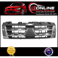 Grille NEW fit Mitsubishi Pajero NW 11-14 Black /Chrome grill trim plastic mould