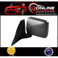 Door Mirror LEFT fit Mitsubishi Triton MK 96-06 Sail Mount All Black rear view