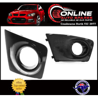 Fog Light Surround RIGHT fit Mitsubishi Triton MN 09-15 BLACK plastic lamp cover