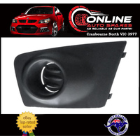 Fog Light BLANK / Cover LEFT fit Mitsubishi Triton MN 09-15 BLACK plastic grille