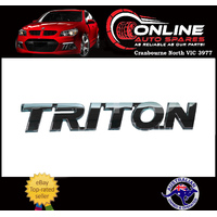 TRITON Tailgate Badge fit Mitsubishi Triton MN MQ MR 8/2009 onwards
