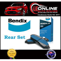 Bendix General CT Rear Disc Brake Pads Holden Commodore VF V6 V8 DB2267-GCT