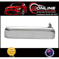 Outer Door Handle RIGHT CHROME fits Nissan Navara D22 Ute 10/01-15 2WD 4WD