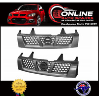 Front Grille Dark GREY Suit Nissan Navara D22 DX 01-15 2WD 4WD plastic grill