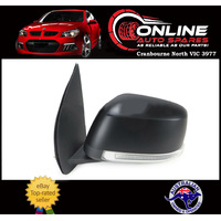 Black Electric Door Mirror LEFT With Indicator fits Nissan Navara D40 Ute 05-15 
