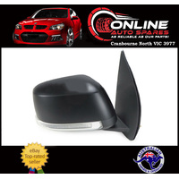 Black Electric Door Mirror RIGHT With Indicator fits Nissan Navara D40 Ute 05-15