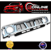 Grille FIT Nissan Patrol GQ Y60 87-94 S1 CHROME / BLACK grill plastic