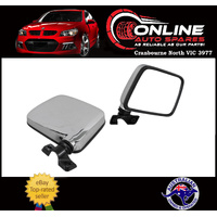 Chrome Door Mirror RIGHT Suit Nissan Patrol GQ Ford Maverick 87-97 NEW rear view