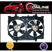Radiator Fan Assembly fit Nissan X-Trail T30 01-9/03 2.5L QR25 4CYL 4 PIN PLUG