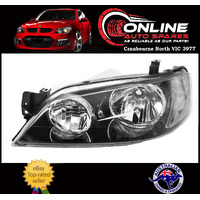 Headlight LEFT Black fit Ford Falcon BA BF XT S1 2002-06 lh head light lamp