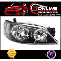 Headlight RIGHT Black fit Ford Falcon BA BF XT S1 2002-06 rh head light lamp