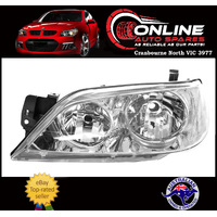 Headlight LEFT Chrome fit Ford Falcon Fairlane Fairmont BA BF 02-06 head light  lamp