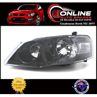 Headlight LEFT Black fit Ford Falcon BF S2 10/06-4/2008 lh head light lamp