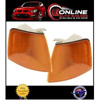 Front Indicator PAIR fit Ford EA EB ED AMBER lh rh turn signal assembly