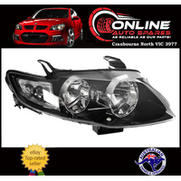 Headlight RIGHT fit Ford FG G6 G6E Falcon XT MK F6 BLACK 2008-14 head light turbo