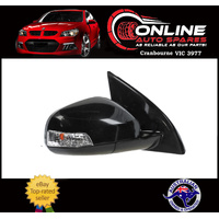 Door Mirror RIGHT Black ELECTRIC WITH Indicator fit Ford FG FG2 FGX 08-16 rear  view