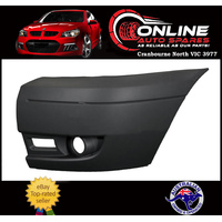 Front Bumper Bar End LEFT fit Ford Transit Van VM 06-13 W/Fog plastic cover grey