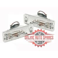 Holden Rodeo TF 88-03 CLEAR Front Bar Indicator / Parker PAIR turn signal