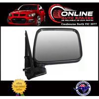 Door Mirror RIGHT Manual Sail Mount fit Holden Rodeo TF NEW 7/88-2/03 Black rh