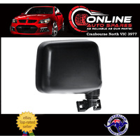 Door Mirror RIGHT Manual Skin Mount fit Holden Rodeo TF NEW 7/88-2/03 Black rh
