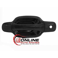 LHF Door Handle Smooth BLACK for Holden Rodeo 03-07 Colorado 08-10 Isuzu Dmax