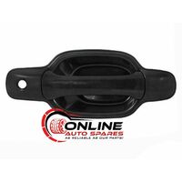 RHF Door Handle Smooth BLACK for Holden Rodeo 03-07 Colorado 08-10 Isuzu Dmax