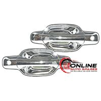 FRONT Door Handle PAIR CHROME Holden Rodeo 03-07 Colorado 08-10 Isuzu Dmax