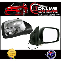 Door Mirror RIGHT Holden Rodeo RA NEW 9/05-9/07 Electric Chrome WITH Indicator