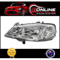 Headlight LEFT Holden Astra TS 1998 - 2006 Chrome head light lamp lh lhs