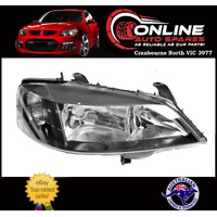 Headlight RIGHT Holden Astra TS 1998 - 2006 Black head light lamp rh rhs