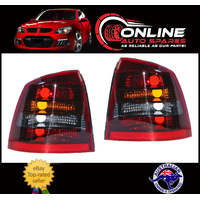 Taillight PAIR Tinted/ Smokey Holden Astra TS HATCH 3/5 Door 98-06 ADR Compliant