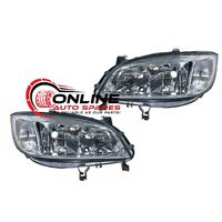 Headlight fit Holden Zafira TT '01-05 PAIR NEW Chrome/Clear QUALITY! head light