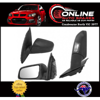 Front Door Mirror LEFT ft Holden VE WM Commodore WITH Puddle Light rear view