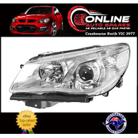 Chrome Headlight LEFT fit Holden Commodore VF 13-17 Evoke Type head light lamp