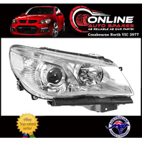 Chrome Headlight RIGHT fit Holden Commodore VF 13-17 Evoke Type head light lamp