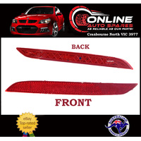 Rear Bumper Bar Reflector Lens RIGHT fit Hyundai i20 PB 6/12-8/15 red lamp